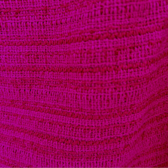 Trina Turk Tweed Mini Skirt Textured Size 4 Lined 90s Y2K Office Workwear Office - Picture 6 of 12